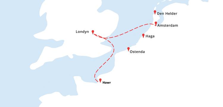 amsterdam-ostenda-cherbourg-brest-duza